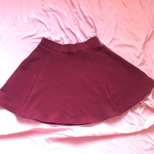Brick Red Skater Skirt